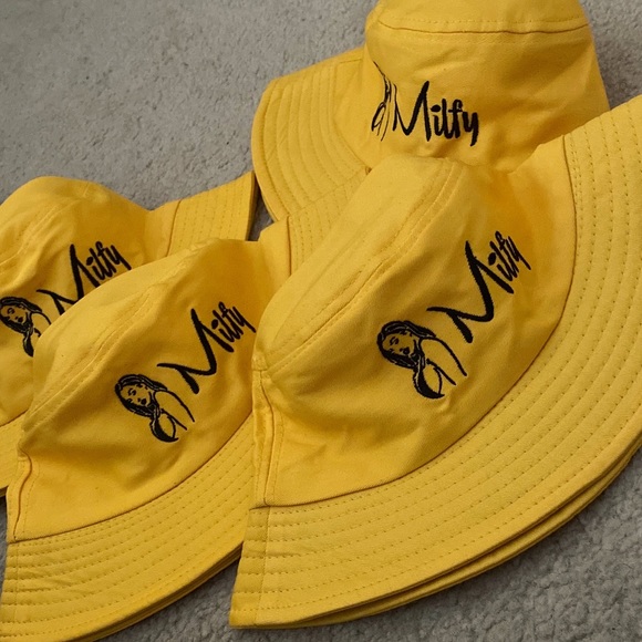 Trendy Yellow Bucket Hat - Picture 2 of 2